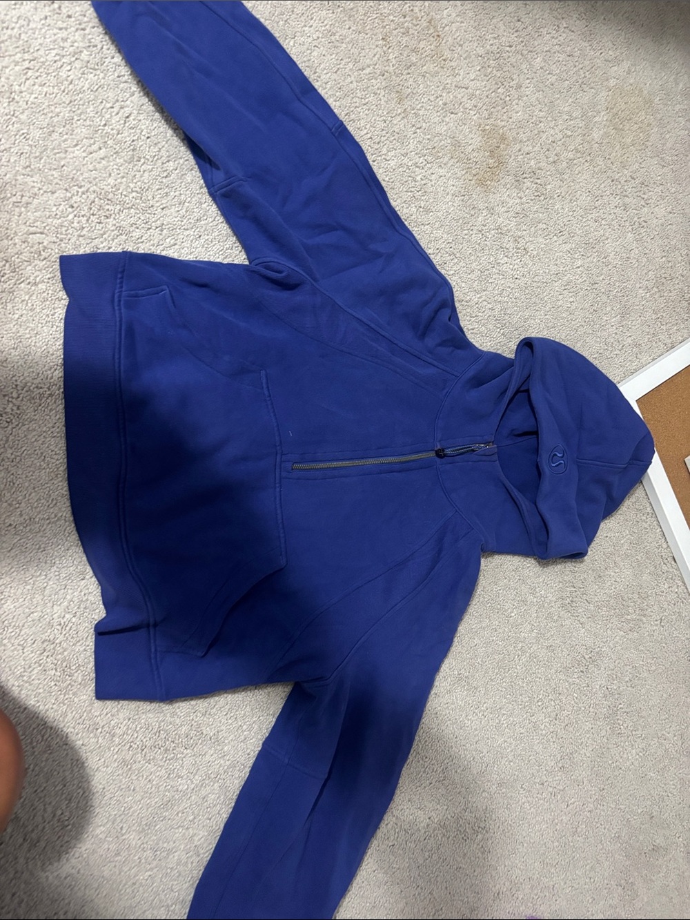 lululemon athletica Royal Blue half‑Zip Hoodie